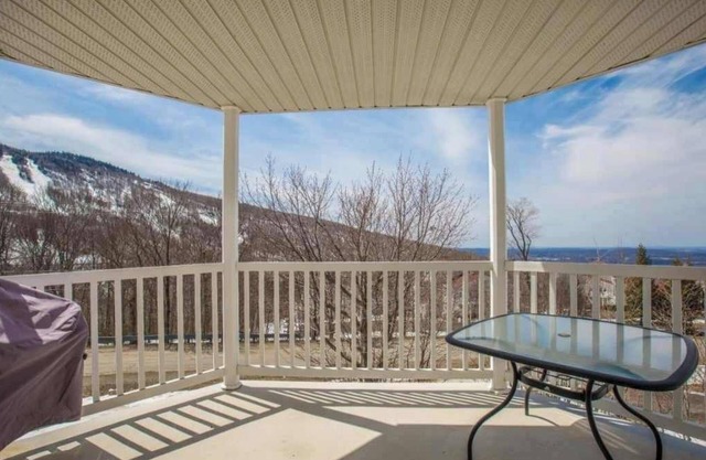 Condo with spectacular view for monthly rental in Mont Sutton
