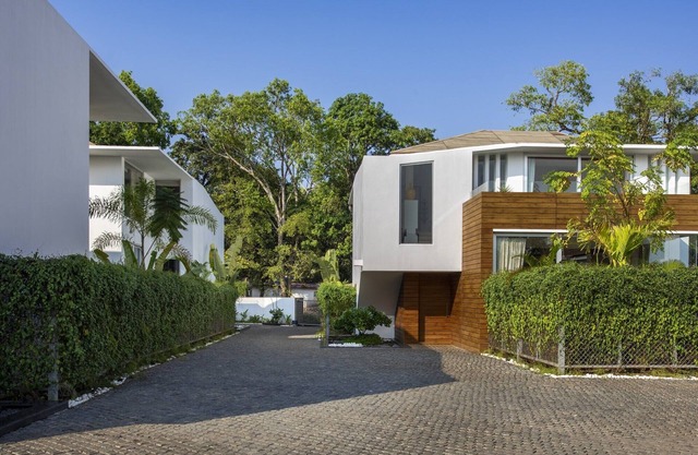 Zeitgenössisches & ästhetisches Design. Diese umweltfreundlichen Häuser liegen in Goa