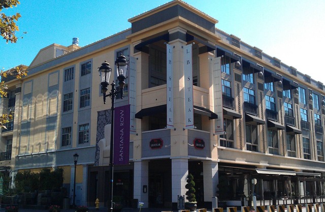 Zeitgenössische Santana Row Condo (gegenüber der Reihe)