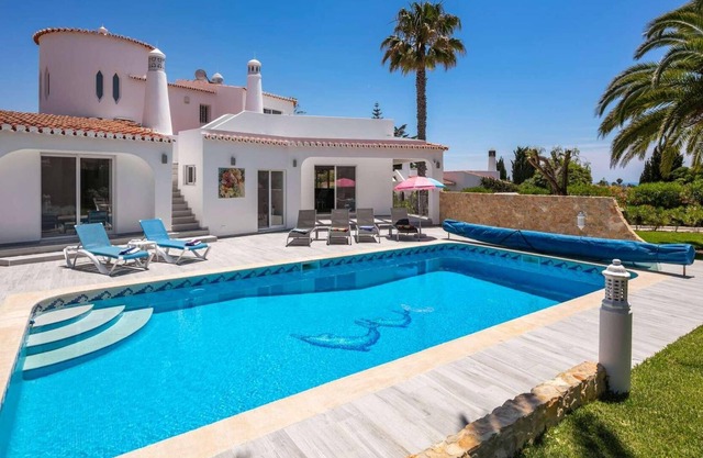 Contemporary villa in a charming beach resort.