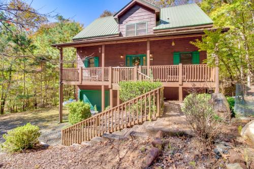 Coosawattee River Resort Home Mins from Blue Ridge