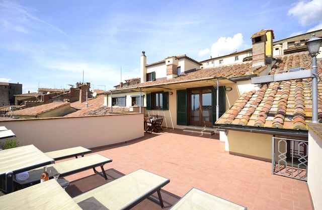 Stadtwohnung in Cortona mit 2 Schlafzimmern 4 Schlafplätzen
