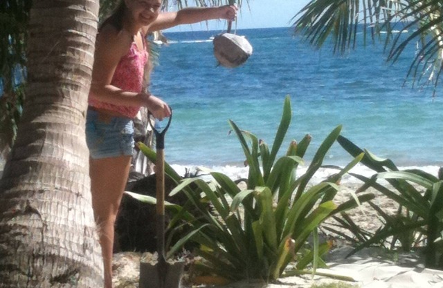 Bungalow am Strand der Costa Maya