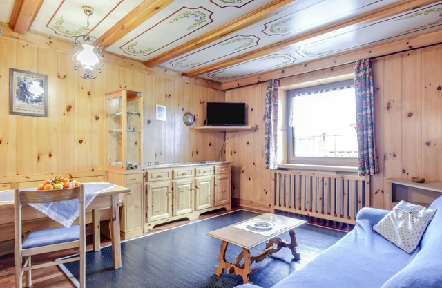 Gemütliche Ferienwohnung "Ciasa Mario Appartamento 3" mit WLAN, Balkon und Blick auf die Berge