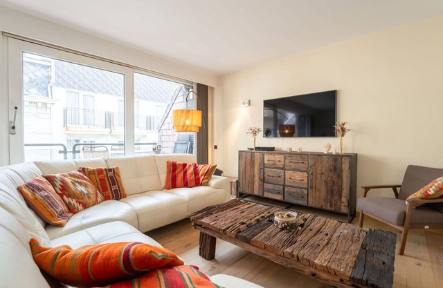 Gemütliche Wohnung für 6 Gäste mit W-LAN, TV, Terrasse und Haustiere erlaubt