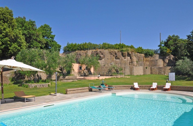Gemütliche Wohnung für 3 Leute mit Pool, TV und Parkplatz