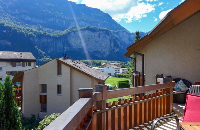 Angenehme Wohnung mit W-LAN, TV, Balkon, Haustiere erlaubt, Panoramablick und Parkplatz