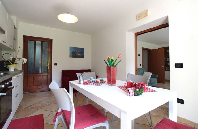 Gemütliche Wohnung für 6 Personen mit TV, Panoramablick und Parkplatz