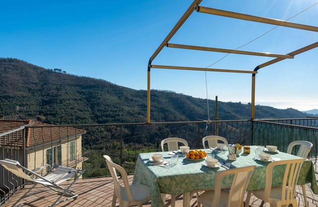 Angenehme Wohnung für 7 Leute mit W-LAN, TV, Terrasse und Haustiere erlaubt