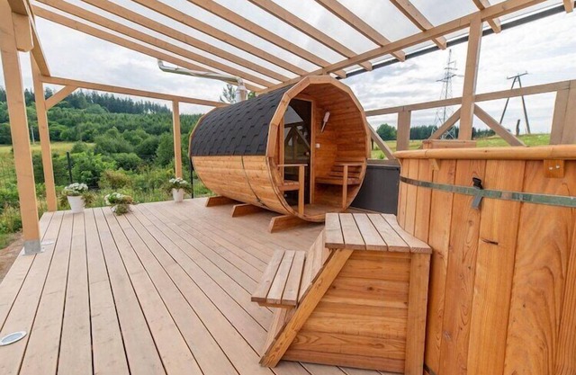 Hütte in Duszniki Zdrój mit Panoramablick