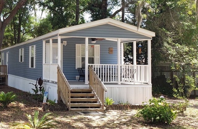 Cottage located in a local fish camp with boat parking.