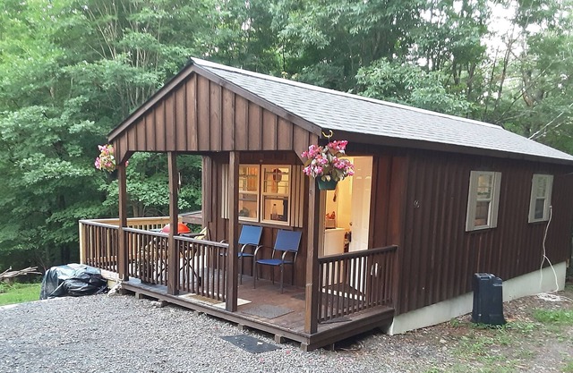 Country Cabin with Dell view