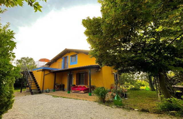 Finca "Tra Lago e Mare a Sud di Roma" mit privater Terrasse, privatem Garten und WLAN