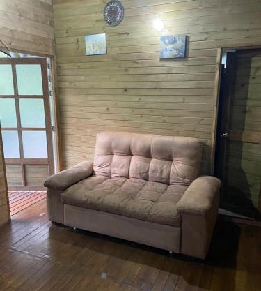 Country house with wood and gas stove