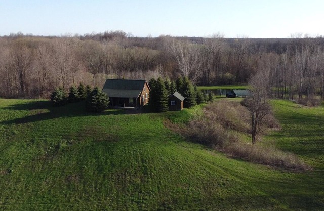 Countryside Cabin on 40 Private Acres Along Johnson Creek