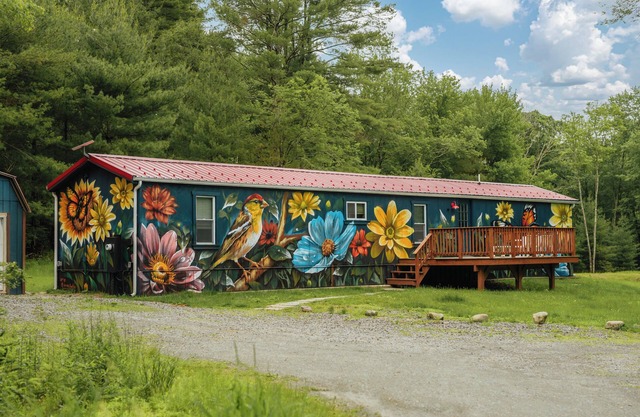 Countryside Escape · Pond/Hot Tub · Cabin Blhues