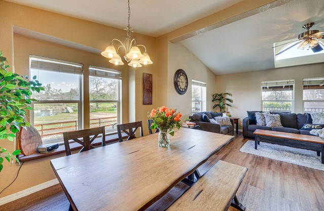 Covered Patio: Lincoln Vacation Rental!