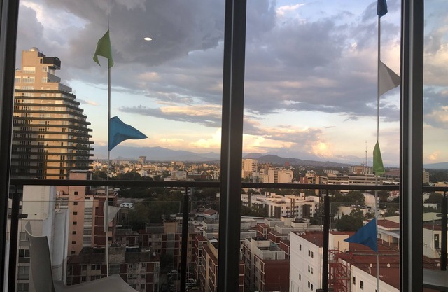 Coyoacan cineteca luxury apartment overlooking the volcanoes