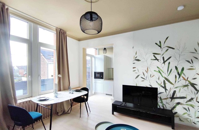Cozy 1-bedroom apartment in wonderful Saint-Ghislain with WiFi