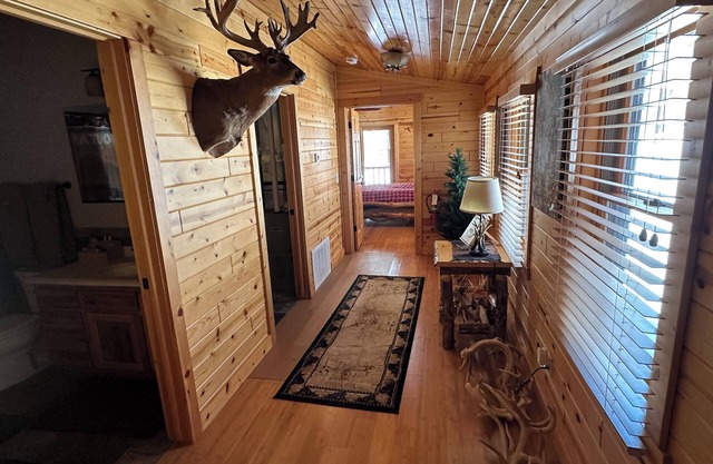 Cozy 3-bedroom cabin in tranquil Gillett with WiFi, AC