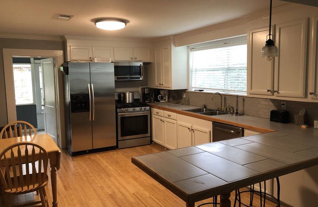 Cozy 3 bedroom house that sits on a secluded dead end road.