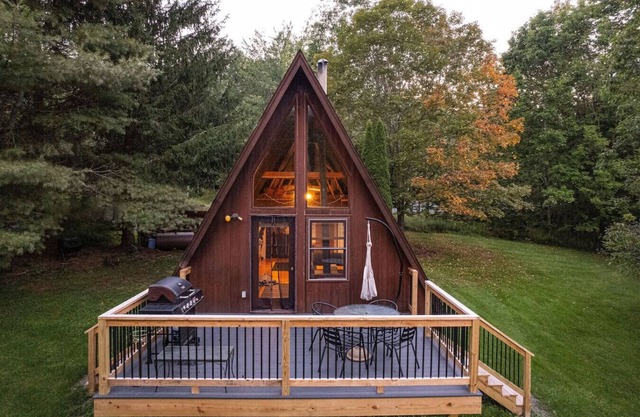 Cozy A-Frame Cabin | Summer Vibes & Pondside Relaxation in the Catskills