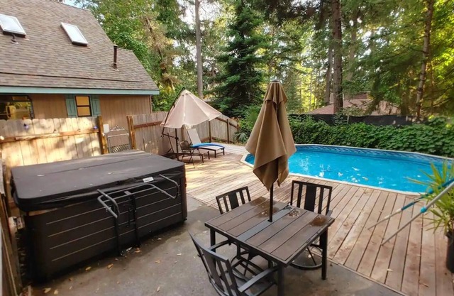 Cozy A Frame Cabin Spa Retreat