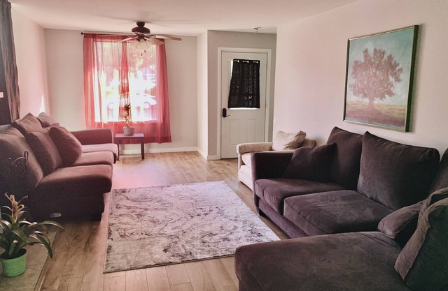 Cozy and Centrally Located. Spacious home with fenced backyard and 5 beds.