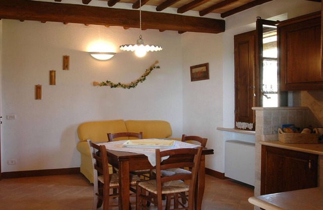 Cozy and intimate Radi apartment with lovely loggia and view.
