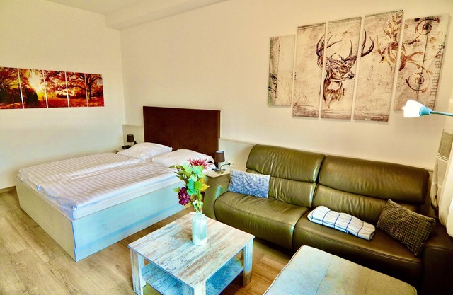 Gemütliche Ferienwohnung mit direktem Bademantelzugang zur Therme