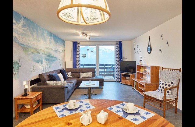 Gemütliche Familienwohnung für bis zu 6 Personen mit Panoramablick