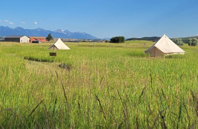 Cozy Bell Tent With A View - "Air"