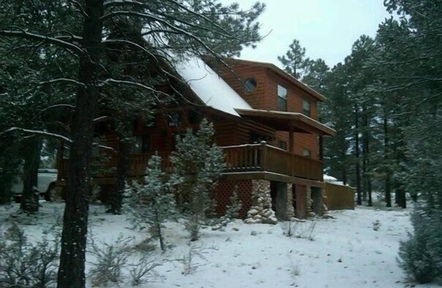 Gemütliche Hütte in den White Mountains von Arizona liegt auf einem Hektar Land!