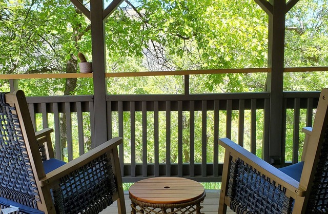 Cozy Cabin Studio Nestled in the Trees with Mountain Views.
