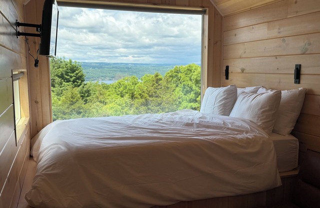 Cozy cabin tucked in the heart of the finger lakes with a lake view and patio!