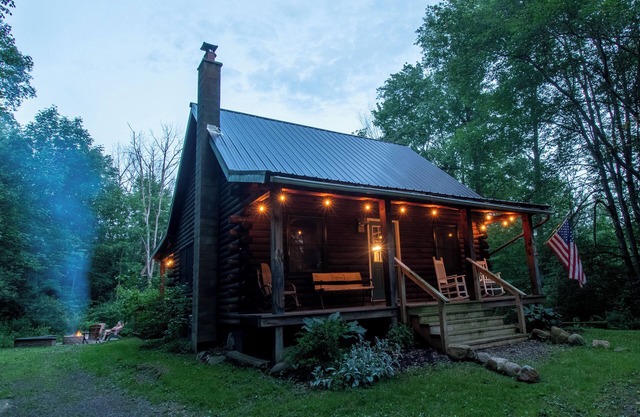 Cozy Cabin tucked in the woods. Pet-Friendly! 7 minutes from Ellicotville!