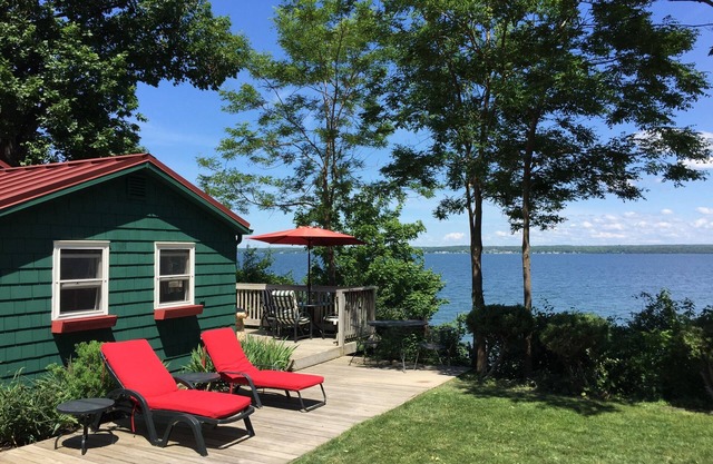 Ruhige und gemütliche Hütte mit 165 Ft. Privatstrand Am Seneca See. LGBTQ + freundlich