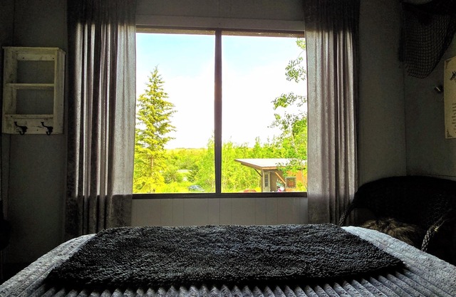 Cozy Coyote Chalet Pet friendly off grid n25 mins from downtown Edmonton
