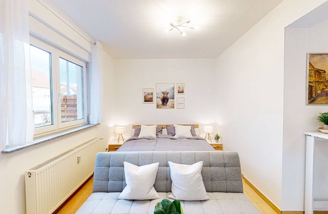 Cozy Studio apartment 1,3km walk from Hambach castle and 0,2km to the centre