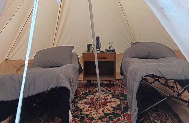 Cozy Glampsite at The Fabulouse Bok Vegas Interactive Petting Zoo and Farm