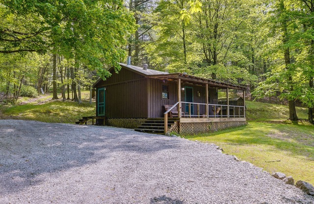 Cozy Green Bank Cabin ~ 2 Mi to Observatory!