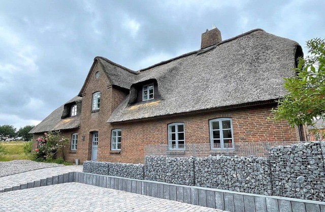 Gemütliche Ferienwohnung Gotteskoog im Reetdachhaus Bongsiel