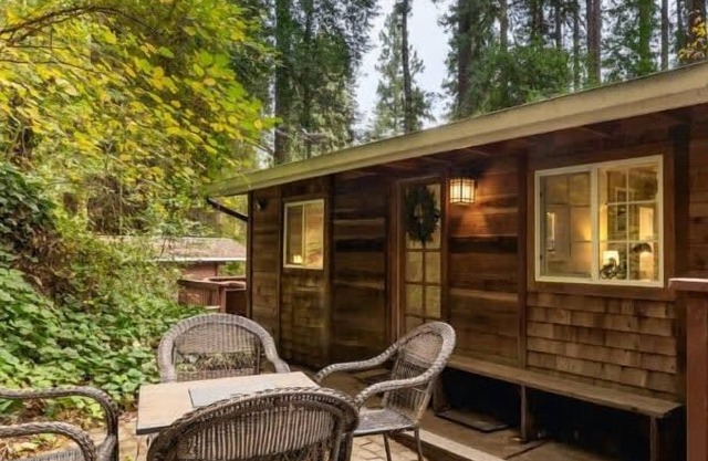 Cozy Home - in the redwoods with hot tub!