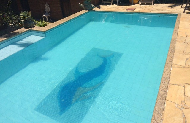 Cozy house in geriba forest with pool sauna and garden with trees