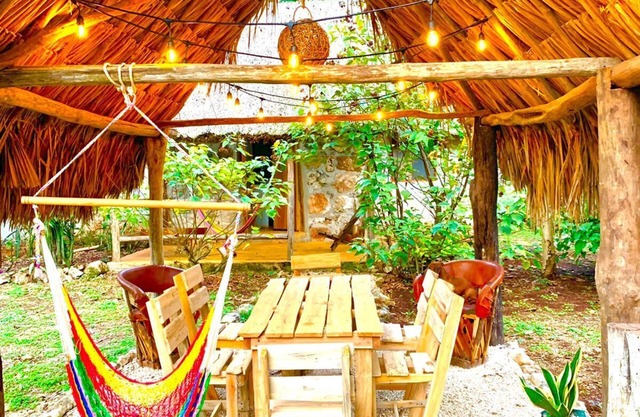 Gemütliche Hütte (Casa Maya) mitten in der Natur