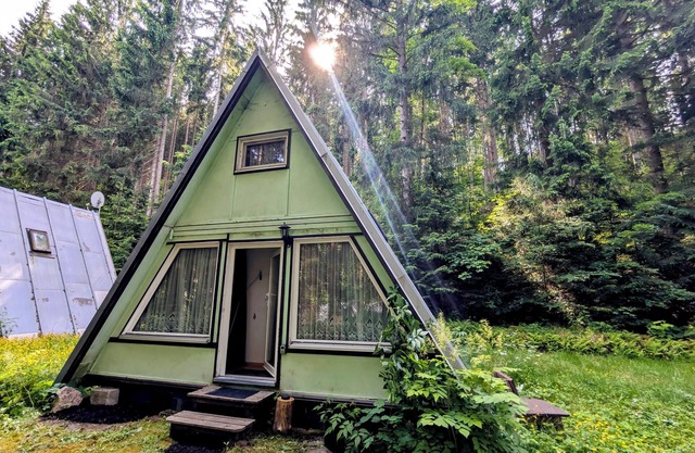 Gemütliche Hütte mitten im Wald. Haustierfreundlich!