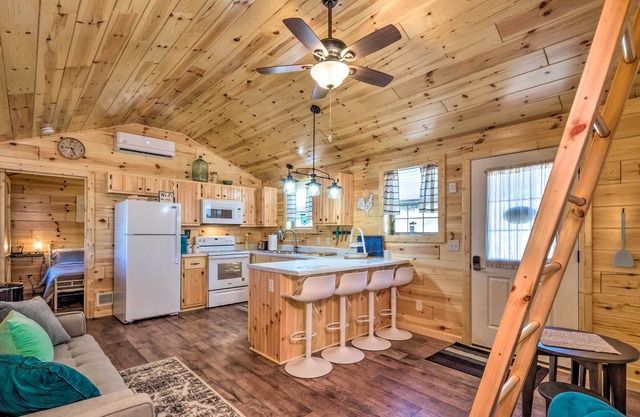 NEW! Cozy Retreat on Lake w/ Dock, Deck & Views!