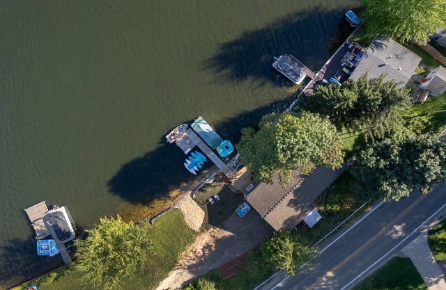 Cozy lakefront cottage.