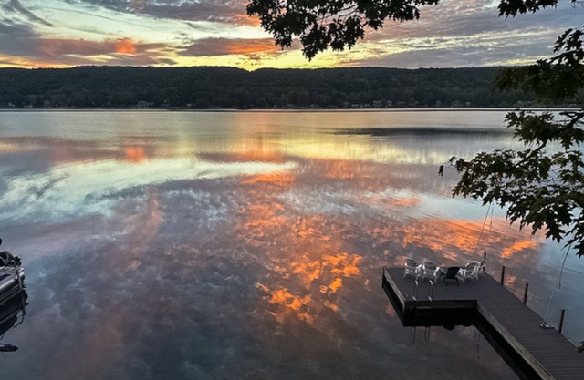 Cozy Lakefront Cottage with Porches, Dock, and Lake Views