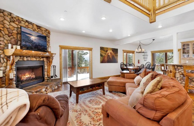 Cozy Lakeview Hideaway by Big Bear Vacations Amazing Fawnskin Log Cabin Chalet
